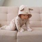 Комбинезон детский MINAKU, цвет бежевый, рост 68-74 см - Фото 3
