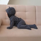 Комбинезон детский MINAKU, рост 74-80 см, графитовый - Фото 2