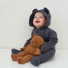 Комбинезон детский MINAKU, рост 74-80 см, графитовый - Фото 5