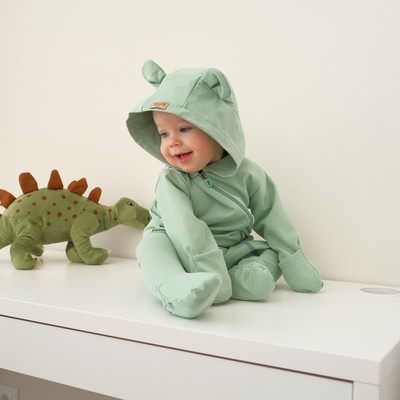 Комбинезон детский MINAKU, рост 62-68 см, зелёный