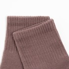 Носки женские с махровым следком MINAKU цвет коричневый, р-р 36-39 (23-25 см) - Фото 2