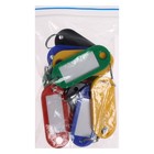 Набор бирок для ключей на кольце «Идентификатор», 53 мм, 10 шт., МИКС - Фото 6