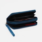 Кошелёк на молниях, цвет синий - фото 45573342