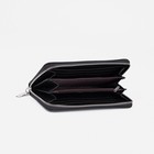 Кошелёк женский на молнии, цвет чёрный - фото 21973093