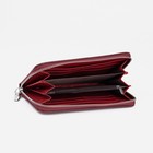 Кошелёк женский на молнии с ремешком, цвет бордовый 9447924