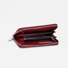 Кошелёк женский на молнии с ремешком, цвет бордовый 9447924
