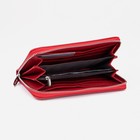 Кошелёк женский на молнии, цвет красный - фото 21973106
