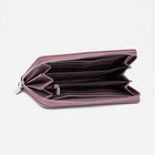 Кошелёк женский на молнии с ремешком, цвет пудра - фото 42883907