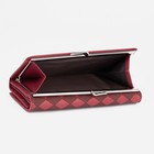 Кошелёк женский на магнитах, цвет бордовый - фото 21973204