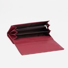 Кошелёк женский на магнитах, цвет бордовый - фото 21973205