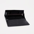 Кошелёк женский на магнитах, цвет чёрный - фото 21973239