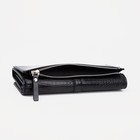 Кошелёк женский на магнитах, цвет чёрный - фото 21973241