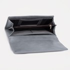 Кошелёк женский на магнитах, цвет серый - фото 21973249