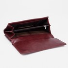 Кошелёк женский на магнитах, цвет бордовый - фото 21973260