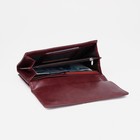 Кошелёк женский на магнитах, цвет бордовый - фото 21973261