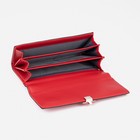 Кошелёк женский на магнитах, цвет красный - фото 21973268