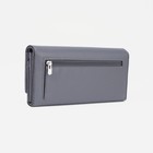 Кошелёк женский на магнитах, цвет серый - фото 21973271