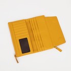 Кошелёк женский на магнитах, цвет жёлтый - фото 21973319