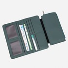 Кошелёк женский на кнопке, цвет зелёный 9447981 - фото 16978576