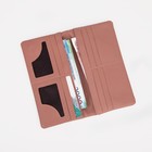 Кошелёк женский на магнитах, цвет розовый - фото 21973365