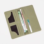 Кошелёк женский на магнитах, цвет зелёный - фото 42007140