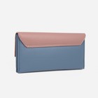 Кошелёк женский на магнитах, цвет голубой/розовый - фото 40545271