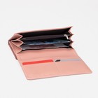 Кошелёк женский на магнитах, розовый - фото 60004760