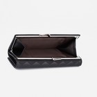 Кошелёк женский на магнитах с фермуаром, цвет чёрный 9447948