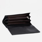 Кошелёк женский на магнитах с фермуаром, цвет чёрный 9447948