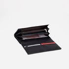 Кошелёк женский на магнитах с фермуаром, цвет чёрный 9447948