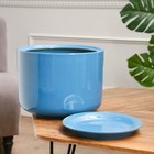 Горшок цветочный "Орфей № 1" 12 л, 1 сорт, голубой - фото 24533797