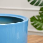 Горшок цветочный "Орфей № 1" 12 л, 1 сорт, голубой - фото 24533798