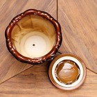 Горшок цветочный "Дубок №2" 1 сорт, 3,5 л, коричневый - фото 24533810