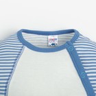 Комбинезон для мальчика, цвет синий/мишка, рост 68 см - фото 46315503