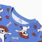Пижама для мальчика НАЧЁС, цвет васильковый/собачки, рост 92 см - Фото 3