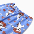 Пижама для мальчика НАЧЁС, цвет васильковый/собачки, рост 92 см - Фото 8