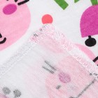 Пеленка Розовый зайчик 102х120см, кулирка 130гр/м, 100% хлопок - фото 43735837