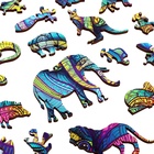 Пазл деревянный фигурный «Индийский слон», 118 элементов - Фото 4