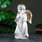 Фигура "Ангел в молитве" белое золото - фото 3032364
