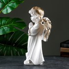 Фигура "Ангел в молитве", белое золото, 21х19х41см - Фото 2