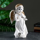 Фигура "Ангел в молитве", белое золото, 17,5х15,5х35см - Фото 4