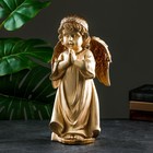 Фигура "Ангел в молитве", слоновая кость, 21х19х41см - фото 319224235