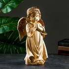 Фигура "Ангел в молитве", слоновая кость, 21х19х41см - Фото 4