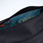 Сумка спортивная на молнии, наружный карман, цвет синий/чёрный - Фото 4