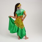 Карнавальный костюм Восточный "Азиза в юбке"зелено-желтый,блузка,юбка,косынка,повязка,р-р34, - Фото 5