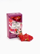 Подарочный набор «Цвети от счастья»: чай чёрный со вкусом ваниль и карамель 50 г, конфеты со сливочной начинкой 150 г - Фото 2