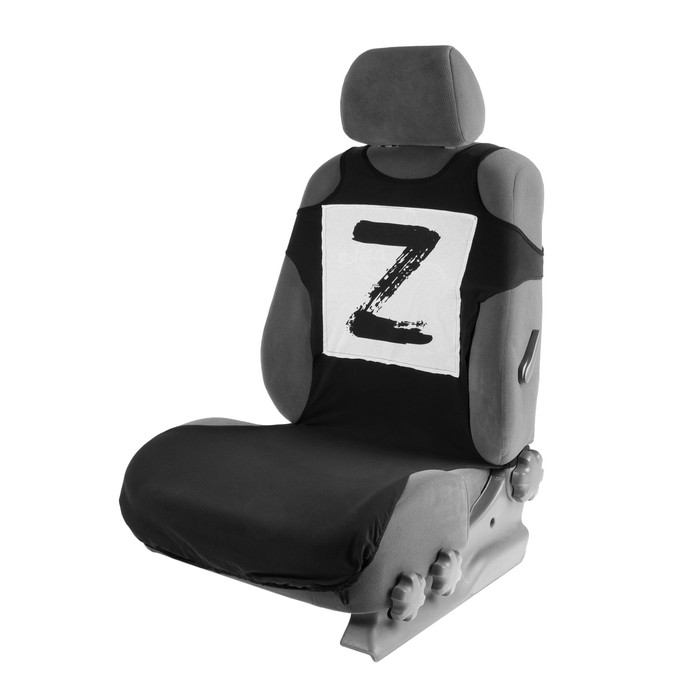 Чехол-майка TORSO "Z", на переднее сиденье, белый, хлопок - Фото 1