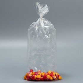 Пакет подарочный пропиленовый «Веточки», 14 х 30 см (50 шт)
