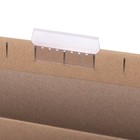 Подвесные папки А4 (350х240 мм) до 80 л., КОМПЛЕКТ 10 шт., крафт-картон, STAFF, 270932 - фото 24244978