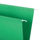 Подвесные папки A4/Foolscap (404х240 мм) до 80 л., 10 шт., зеленые, картон, STAFF, 270934 - Фото 5